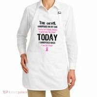 I Am The Storm Breast Cancer Quote Apron thumb 2