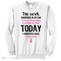 I Am The Storm Breast Cancer Quote Sweatshirt thumb 0