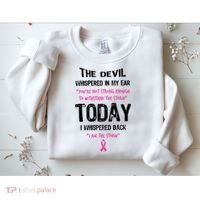 I Am The Storm Breast Cancer Quote Sweatshirt thumb 2