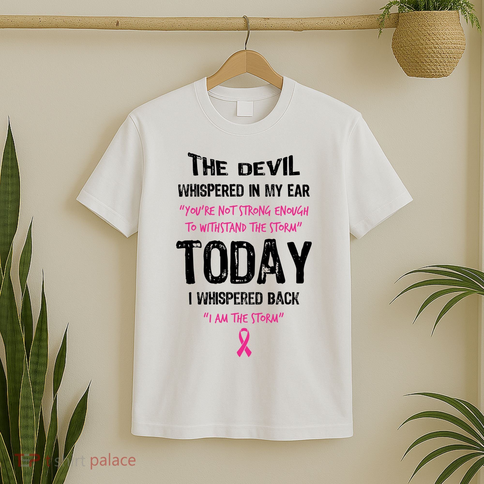 I Am The Storm Breast Cancer Quote T-Shirt