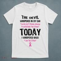 I Am The Storm Breast Cancer Quote T-Shirt thumb 5