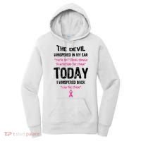 I Am The Storm Breast Cancer Quote Women's Hoodie thumb 0