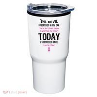 I Am The Storm Breast Cancer Quote Tumbler thumb 0