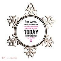 I Am The Storm Breast Cancer Quote Ornament thumb 0