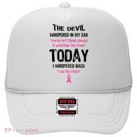 I Am The Storm Breast Cancer Quote Hat thumb 0