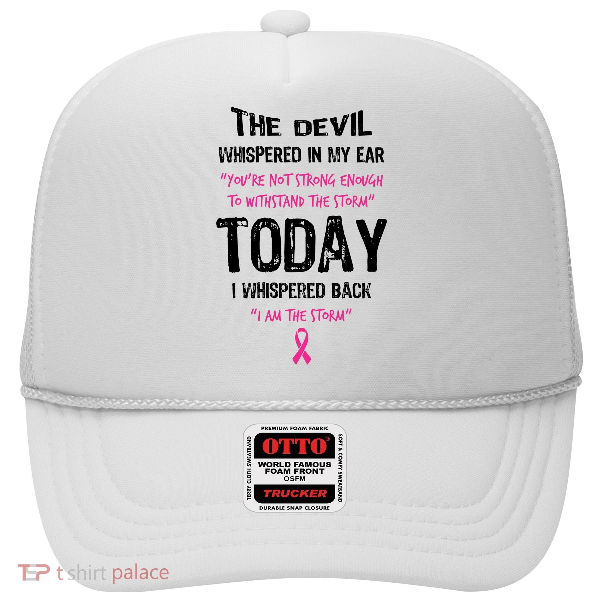 I Am The Storm Breast Cancer Quote Hat