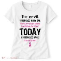 I Am The Storm Breast Cancer Quote Women's T-Shirt thumb 0