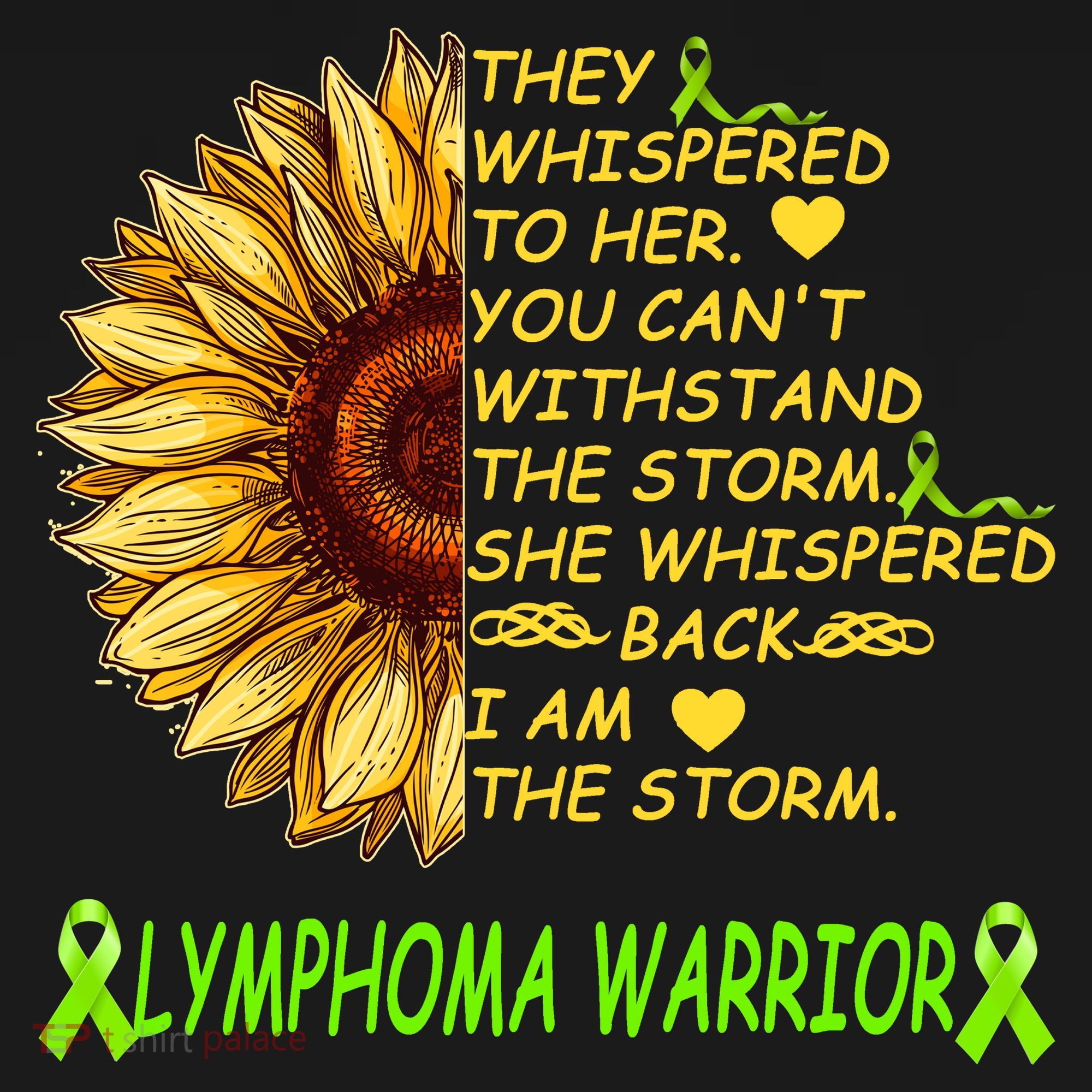 I Am The Storm Lymphoma Warrior Ornament