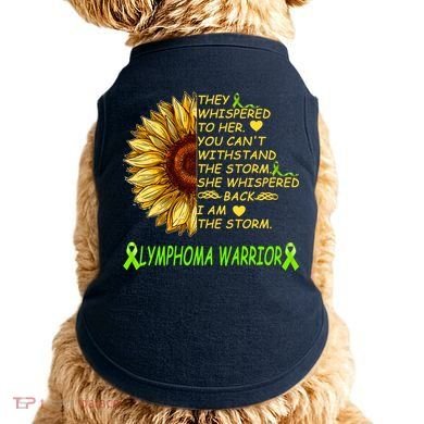 I Am The Storm Lymphoma Warrior Doggie Tank