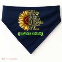 I Am The Storm Lymphoma Warrior USA-Made Doggie Bandana thumb 0