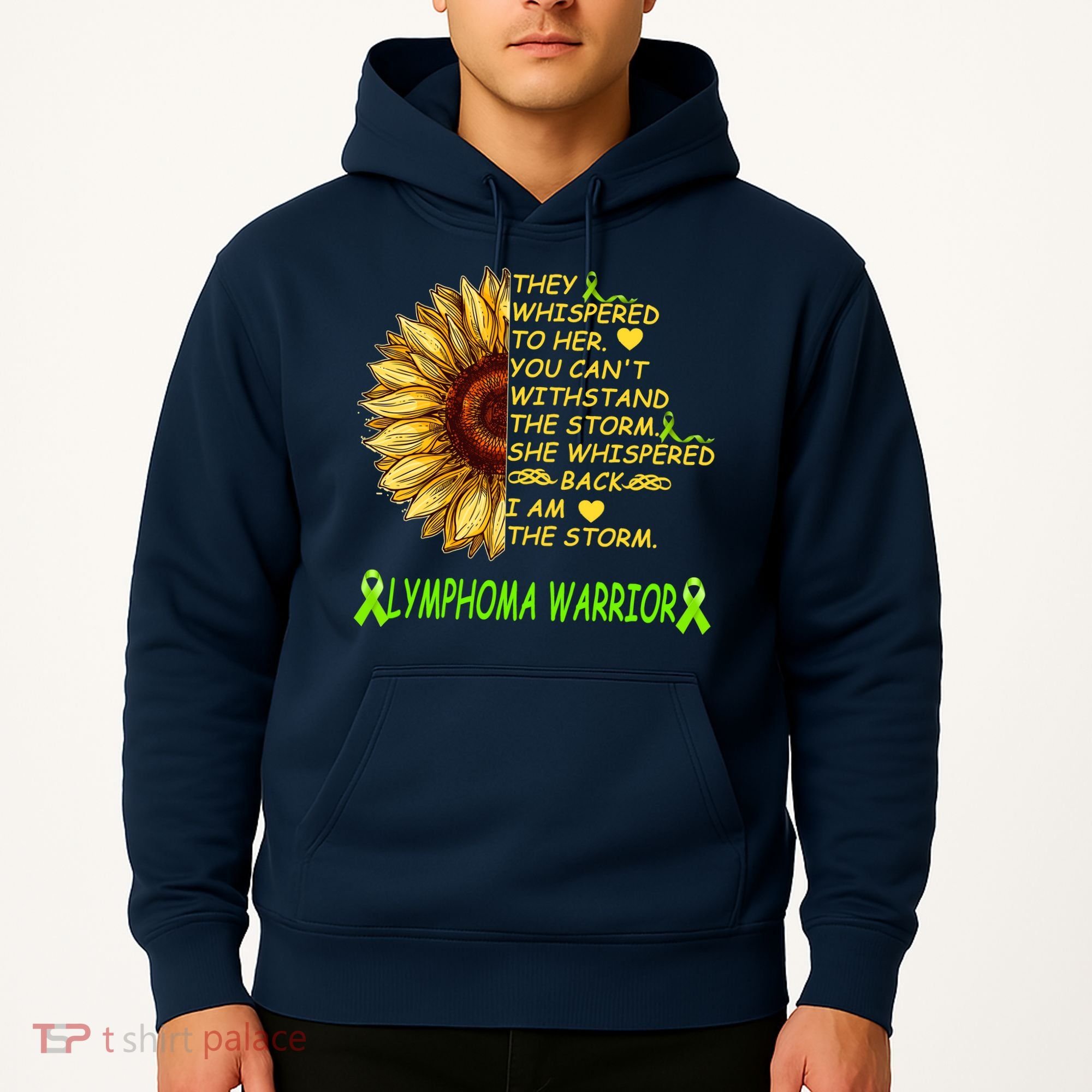 I Am The Storm Lymphoma Warrior Hoodie