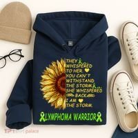 I Am The Storm Lymphoma Warrior Hoodie thumb 4