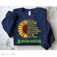 I Am The Storm Lymphoma Warrior Sweatshirt thumb 2