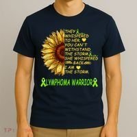 I Am The Storm Lymphoma Warrior T-Shirt thumb 3