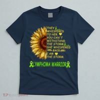I Am The Storm Lymphoma Warrior T-Shirt thumb 5
