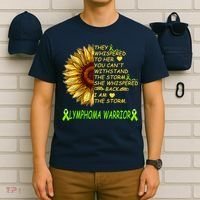 I Am The Storm Lymphoma Warrior T-Shirt thumb 6