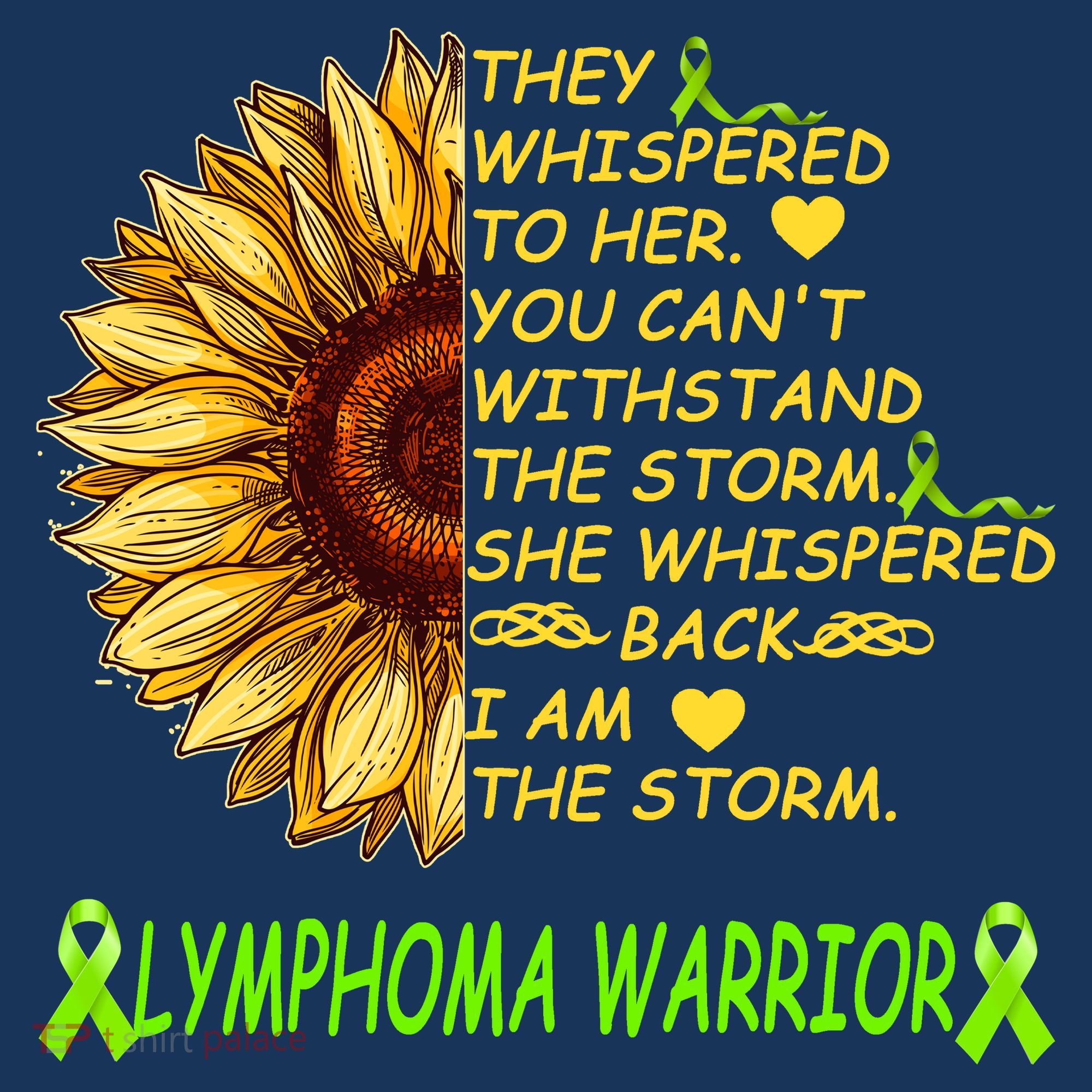 I Am The Storm Lymphoma Warrior T-Shirt