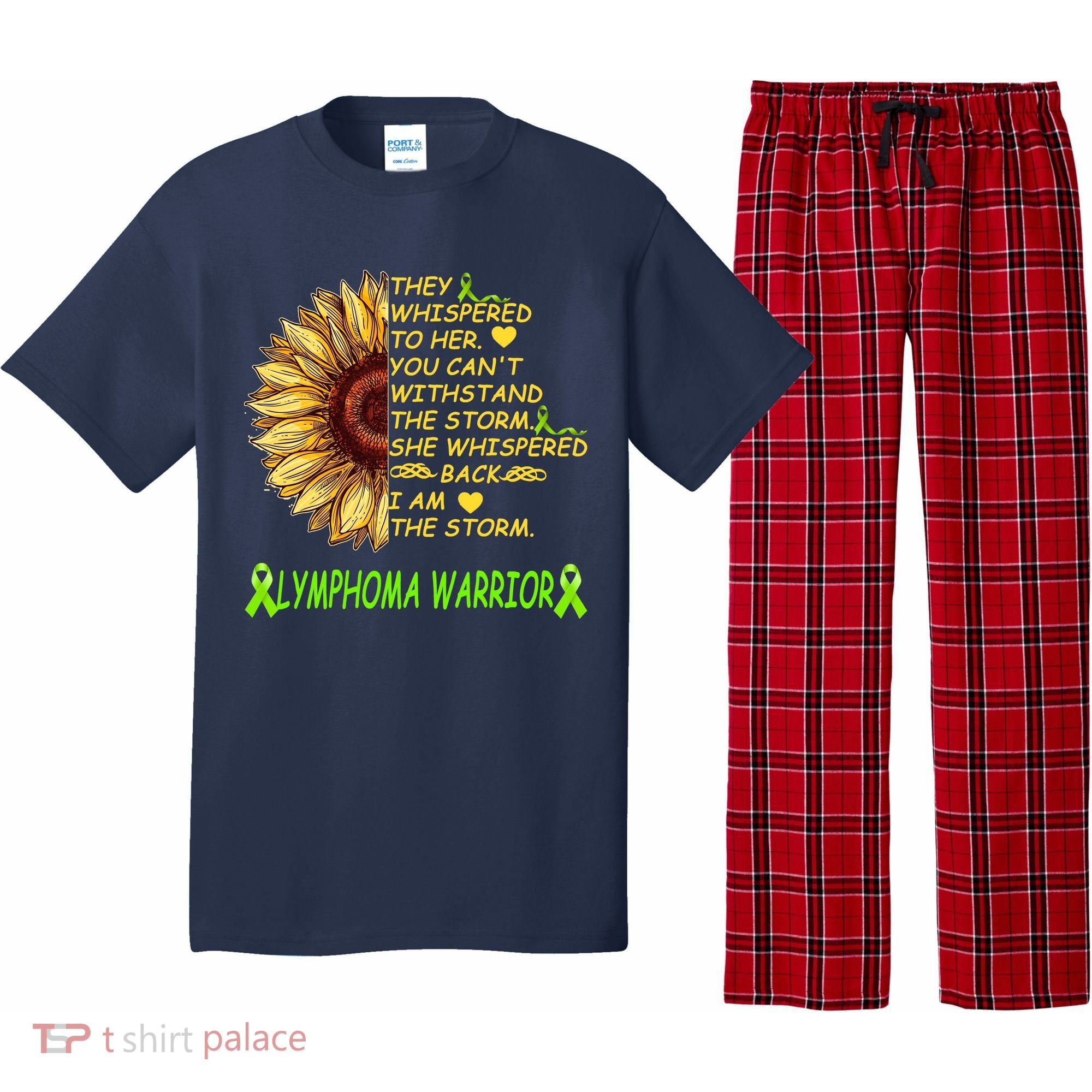 I Am The Storm Lymphoma Warrior Pajama Set