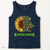I Am The Storm Lymphoma Warrior Tank Top thumb 2
