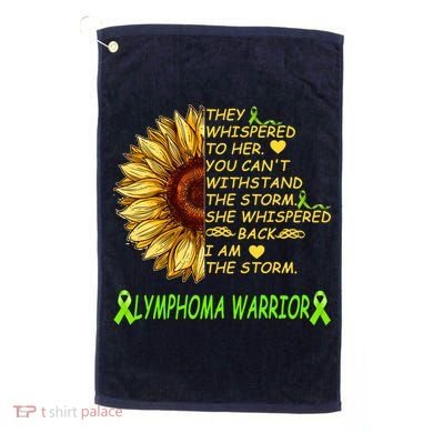 I Am The Storm Lymphoma Warrior Golf Towel