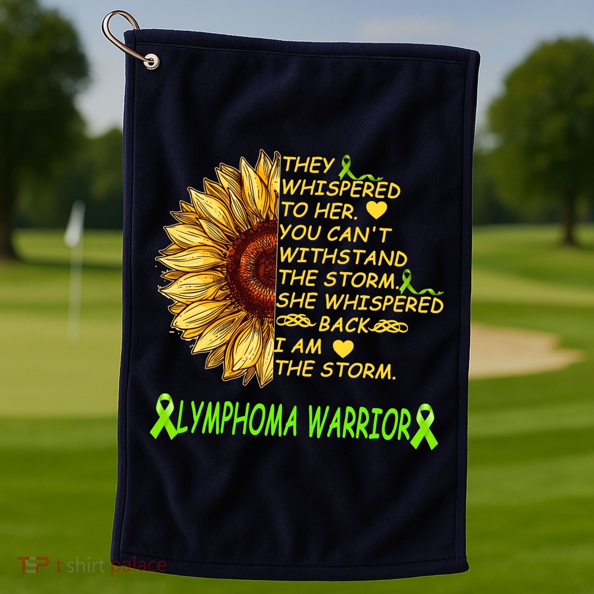 I Am The Storm Lymphoma Warrior Golf Towel