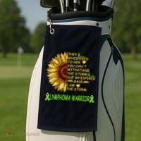 I Am The Storm Lymphoma Warrior Golf Towel thumb 2