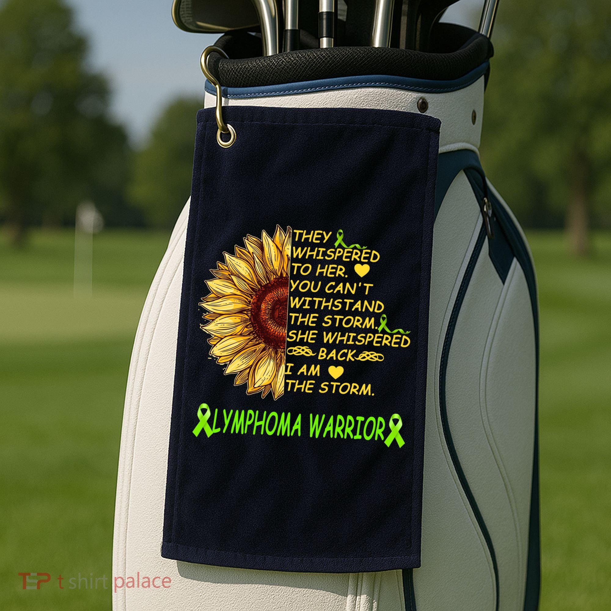 I Am The Storm Lymphoma Warrior Golf Towel