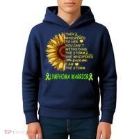 I Am The Storm Lymphoma Warrior Kids Hoodie thumb 4