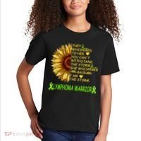 I Am The Storm Lymphoma Warrior Kids T-Shirt thumb 2
