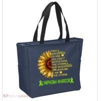 I Am The Storm Lymphoma Warrior Tote Bag thumb 2