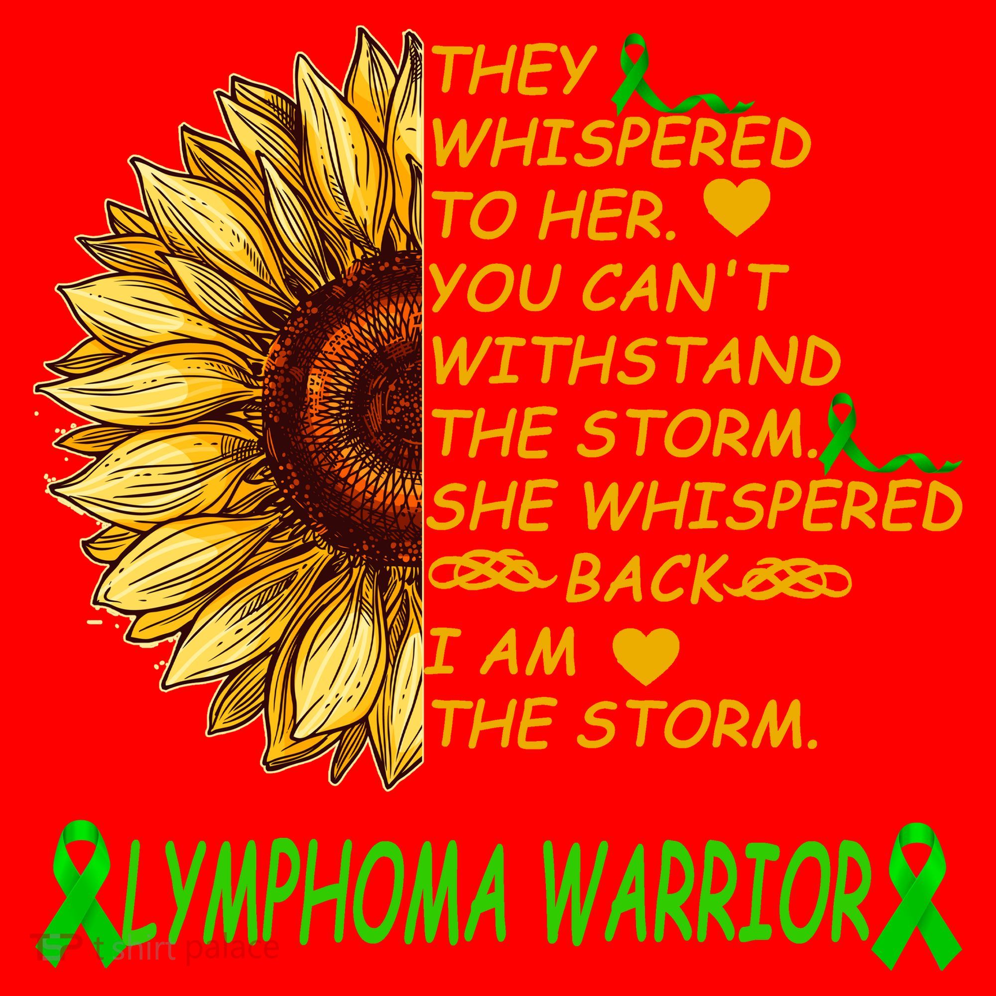 I Am The Storm Lymphoma Warrior Santa Hat