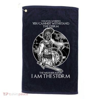 I Am The Storm Warrior Golf Towel