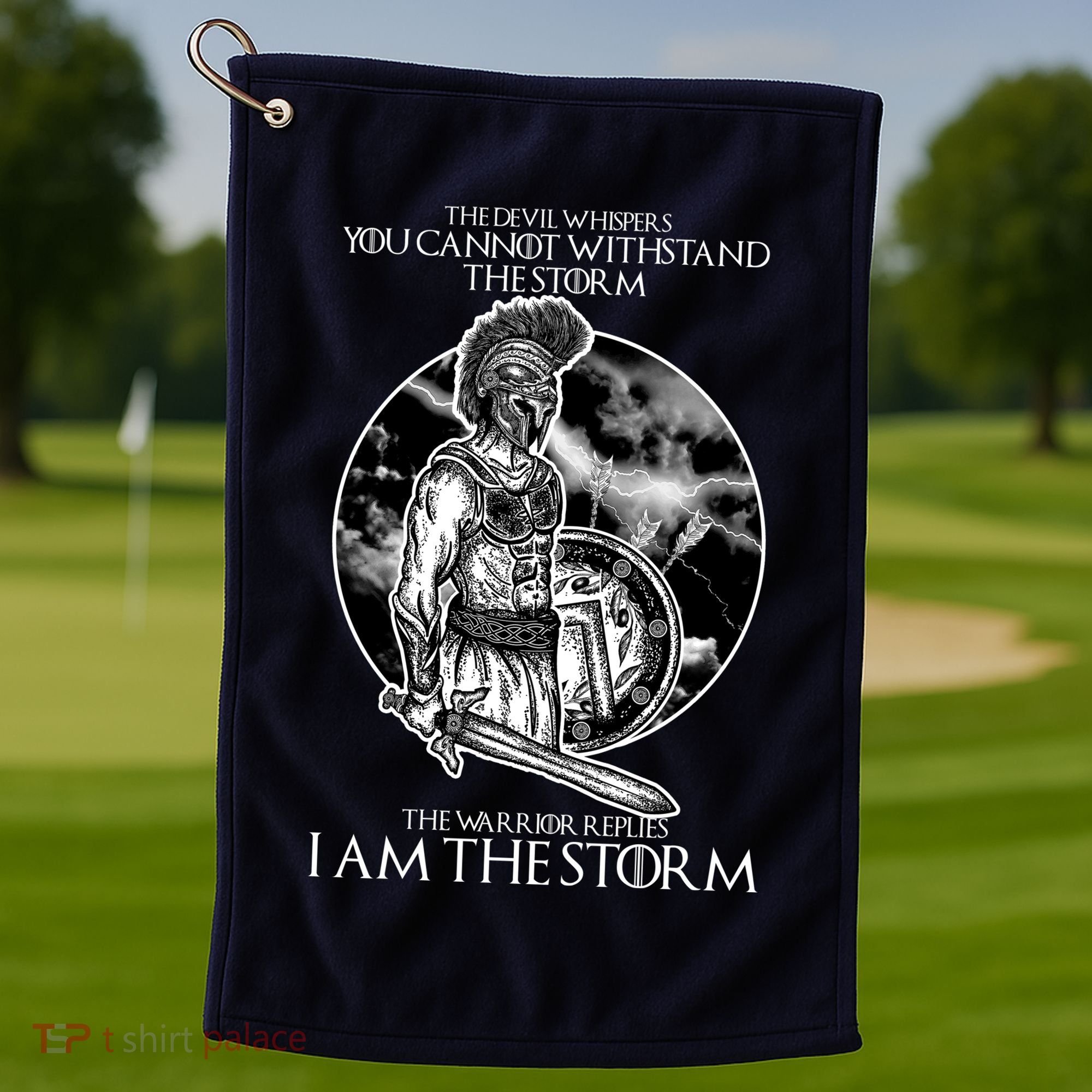 I Am The Storm Warrior Golf Towel