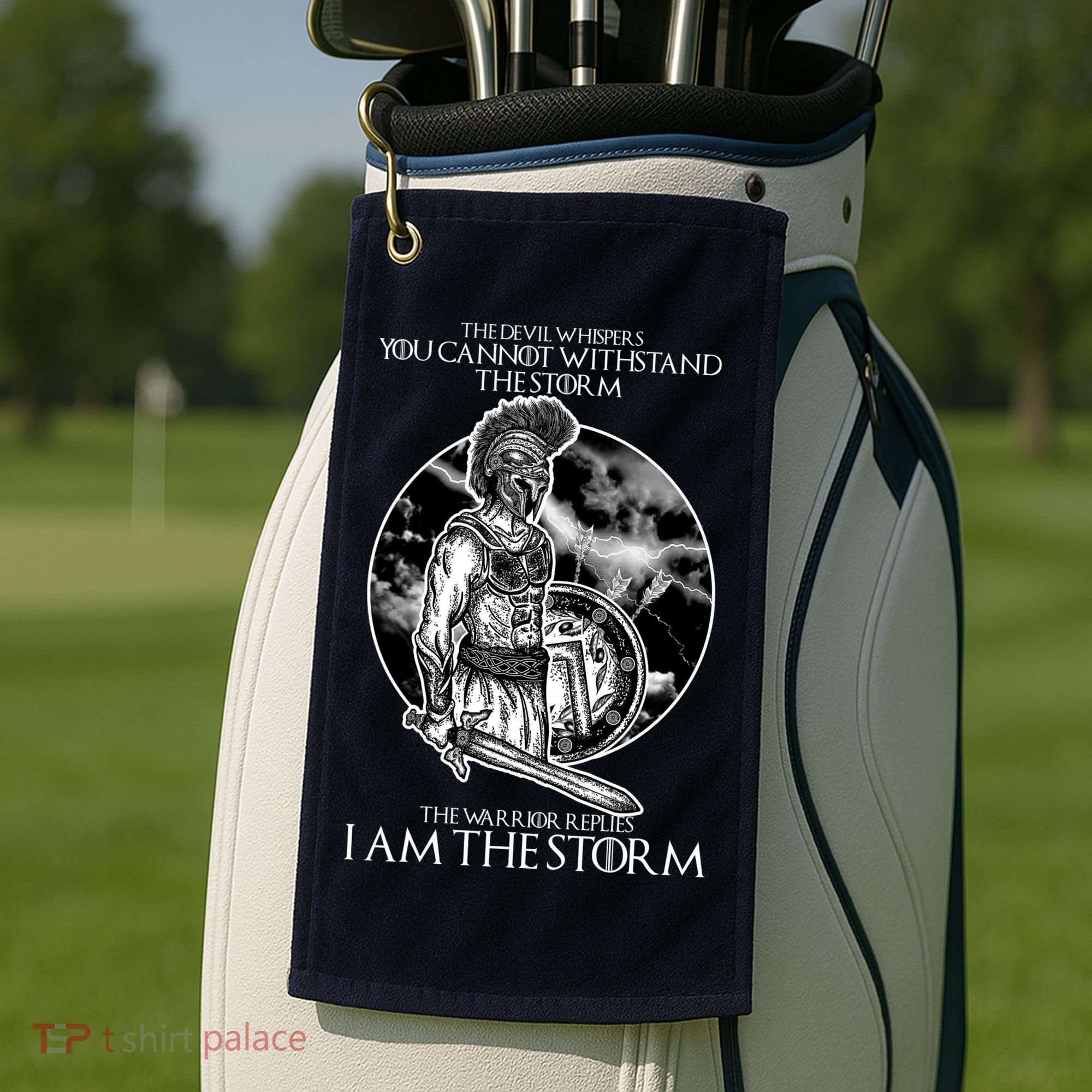 I Am The Storm Warrior Golf Towel