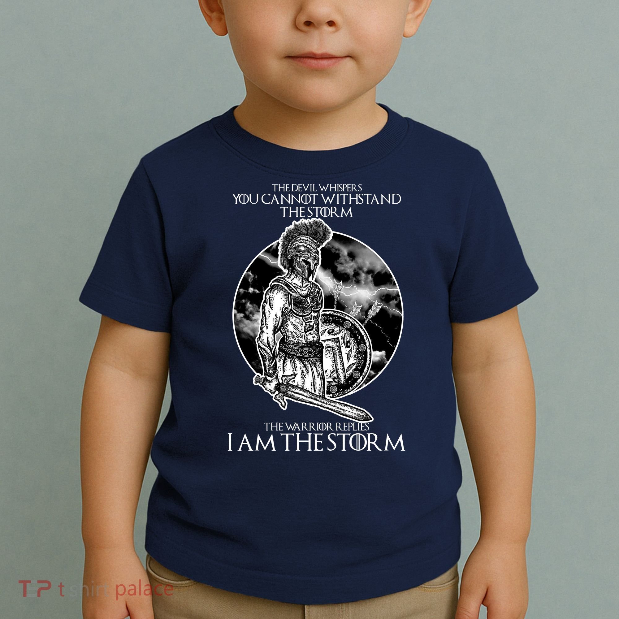 I Am The Storm Warrior Toddler T-Shirt