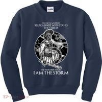 I Am The Storm Warrior Kids Sweatshirt thumb 0