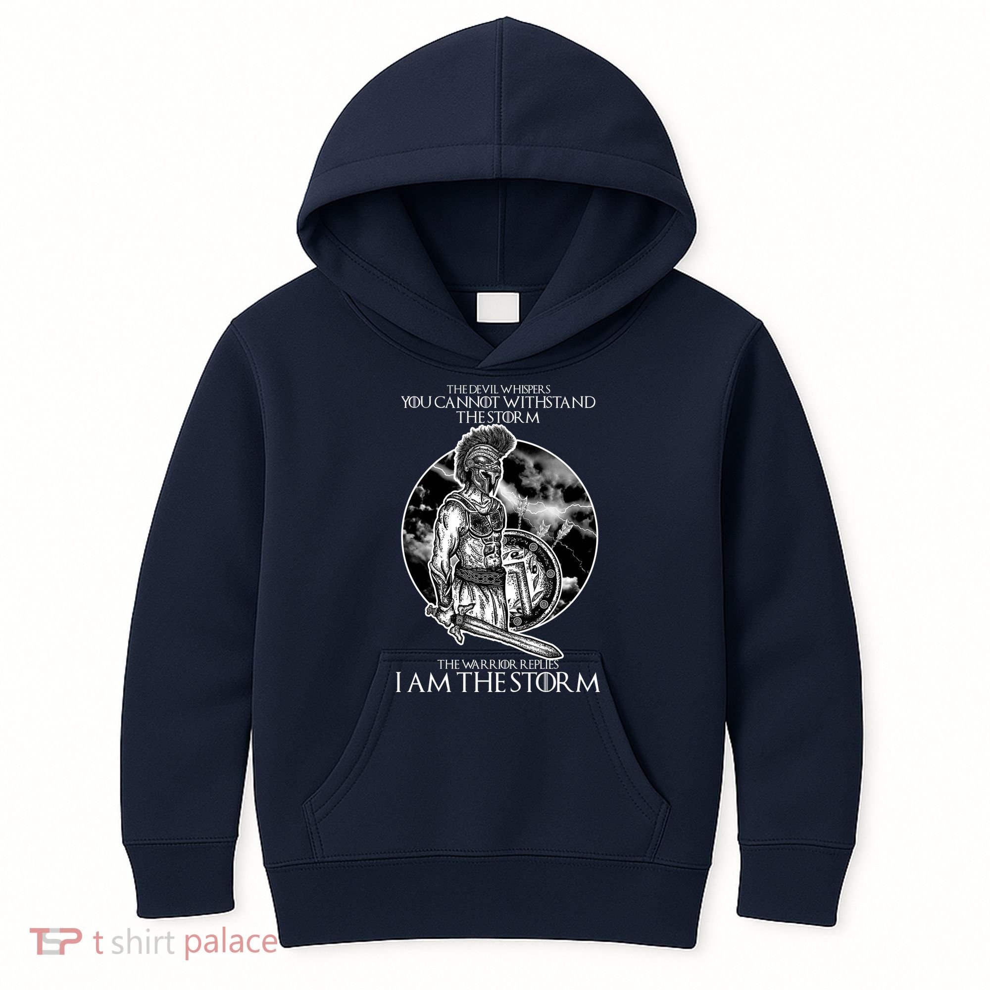 I Am The Storm Warrior Kids Hoodie