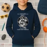 I Am The Storm Warrior Kids Hoodie thumb 2