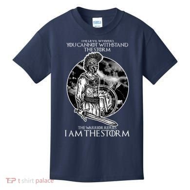 I Am The Storm Warrior Kids T-Shirt