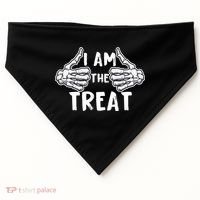 I Am The Treat Funny Halloween USA-Made Doggie Bandana thumb 0