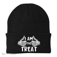 I Am The Treat Funny Halloween Beanie thumb 0