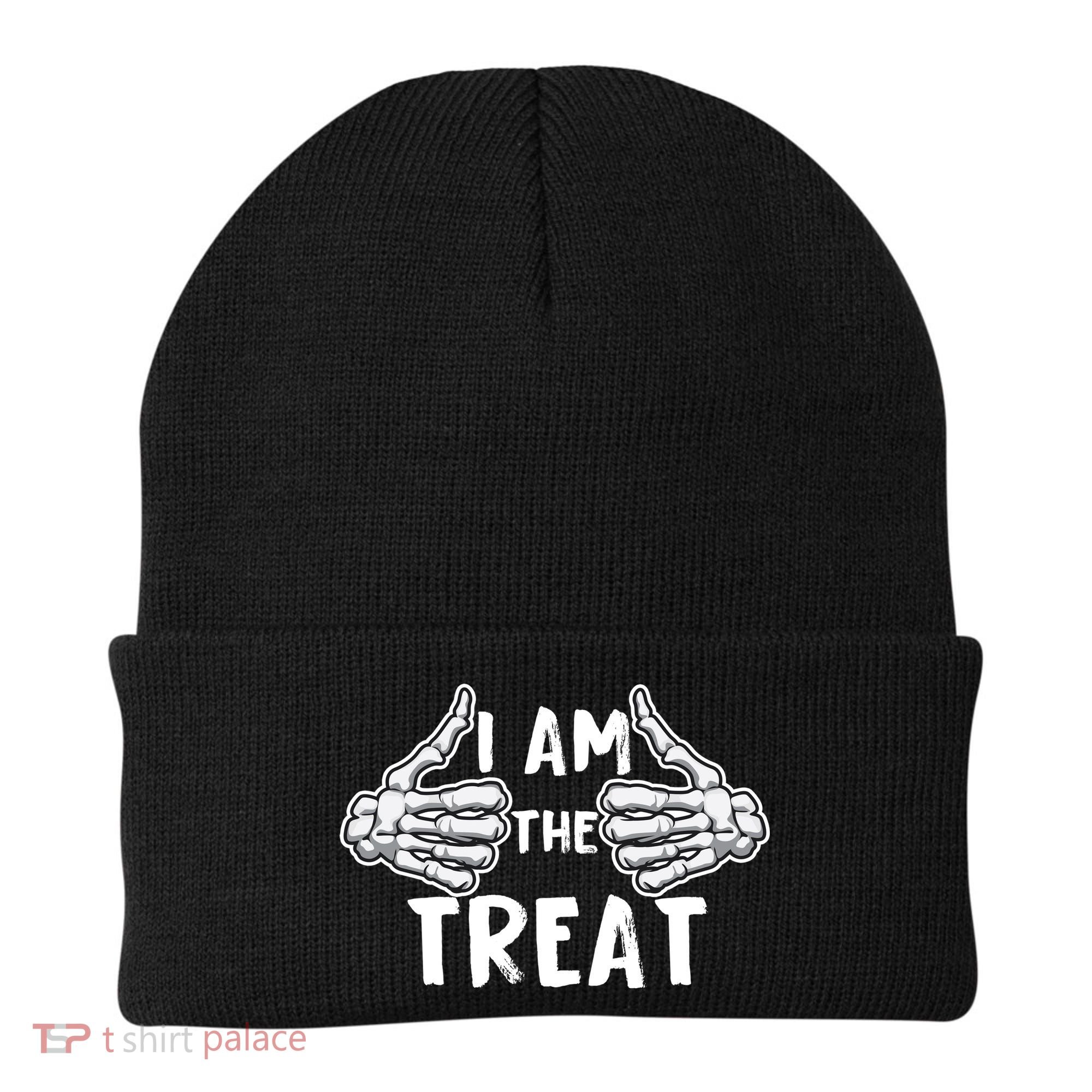 I Am The Treat Funny Halloween Beanie