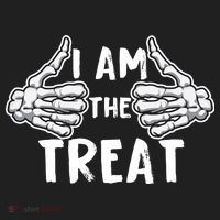 I Am The Treat Funny Halloween Beanie thumb 2