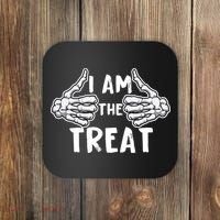 I Am The Treat Funny Halloween Coaster thumb 0