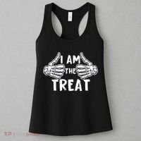 I Am The Treat Funny Halloween Women's Tank Top thumb 3