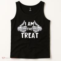 I Am The Treat Funny Halloween Tank Top thumb 2