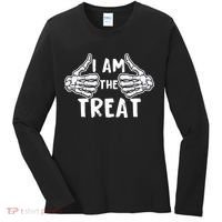 I Am The Treat Funny Halloween Women's Long Sleeve Shirt thumb 0