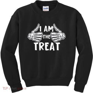 I Am The Treat Funny Halloween Kids Sweatshirt