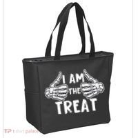 I Am The Treat Funny Halloween Tote Bag thumb 2