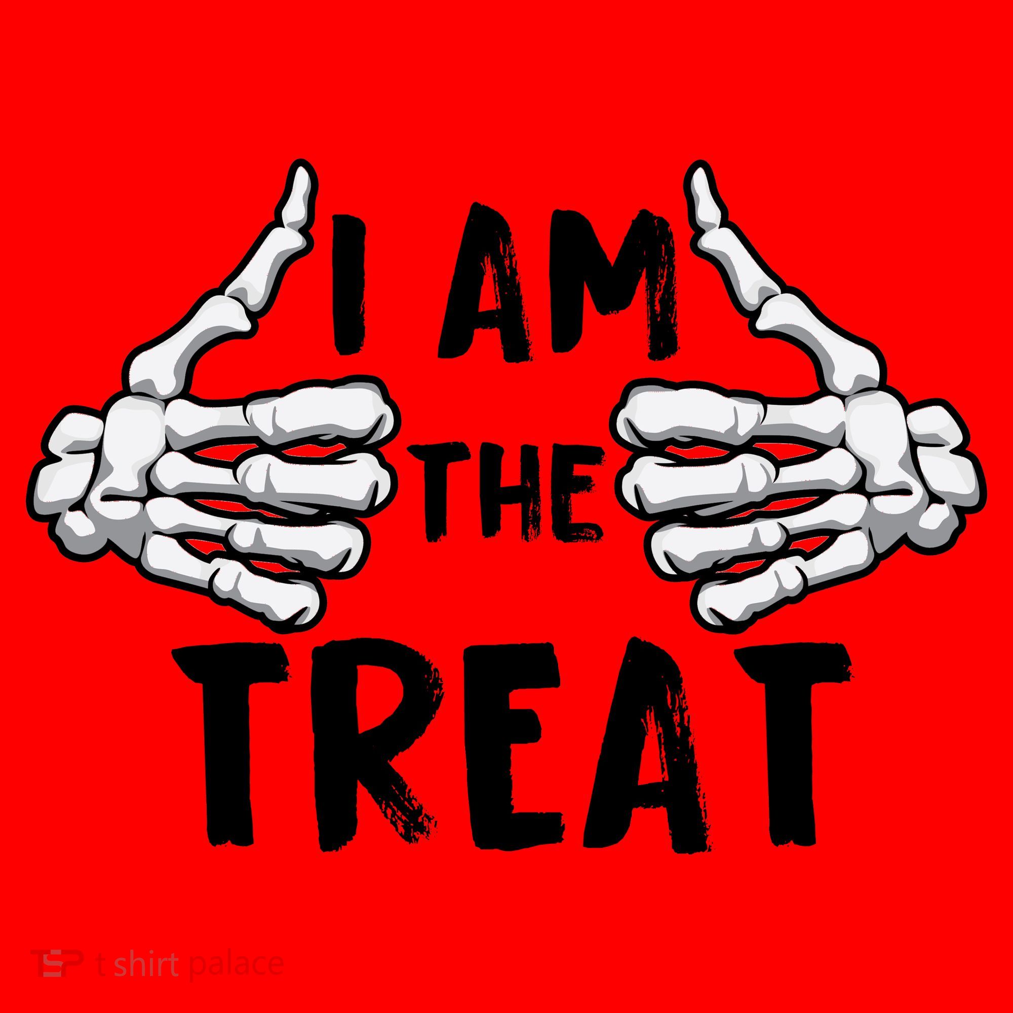 I Am The Treat Funny Halloween Santa Hat